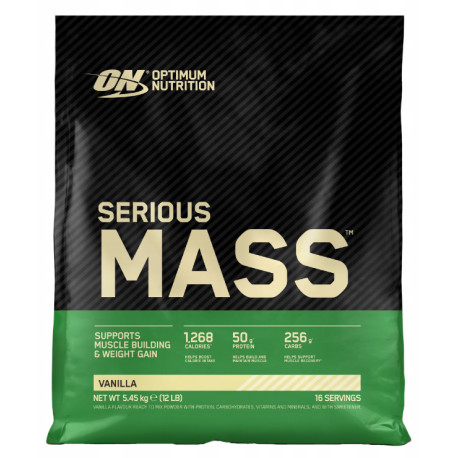 Optimum Nutrition Serious Mass 5450g Vanilka