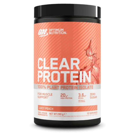 Optimal Nutrition Clear Protein 100% rostlinný izolát 280g broskev