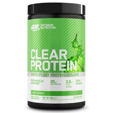Optimal Nutrition Clear Protein 100% rostlinný izolát 280g citron limetka