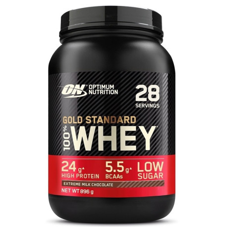 Optimum Nutrition 100% Whey Gold 900g Extrémní mléčná čokoláda