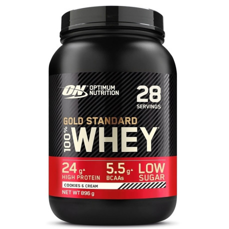 Optimum Nutrition 100% Whey Gold 900g Cookies Cream