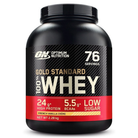 Optimum Nutrition 100% Whey Gold 2270g Francouzská Vanilka