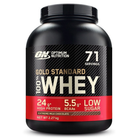 Optimum Nutrition 100% Whey Gold 2270g Extrémní mléčná čokoláda