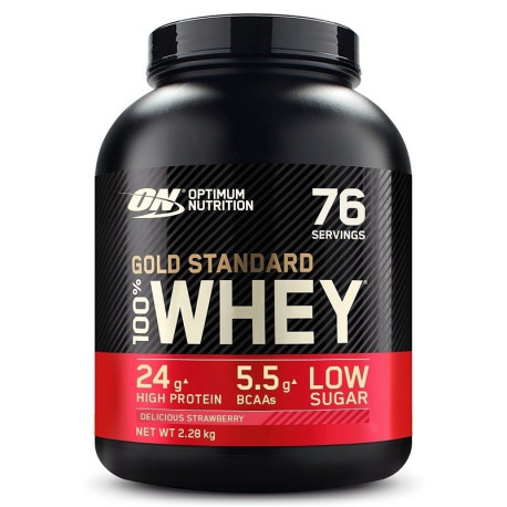 Optimum Nutrition 100% Whey Gold 2270g Lahodná jahoda