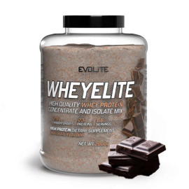 Evolite Nutrition Wheyelite 2000g dvojitá čokoláda s příchutí