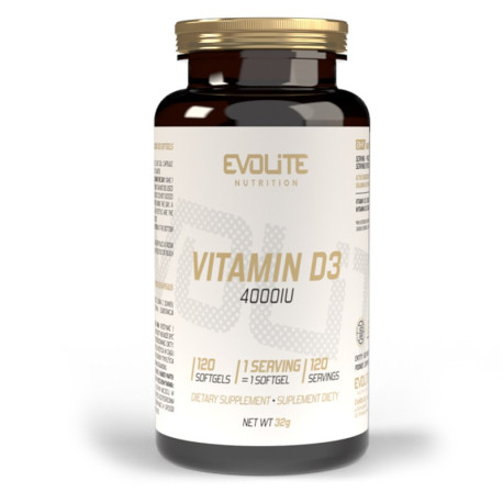 Evolite Nutrition Vitamin D3 4000IU 120 kapslí