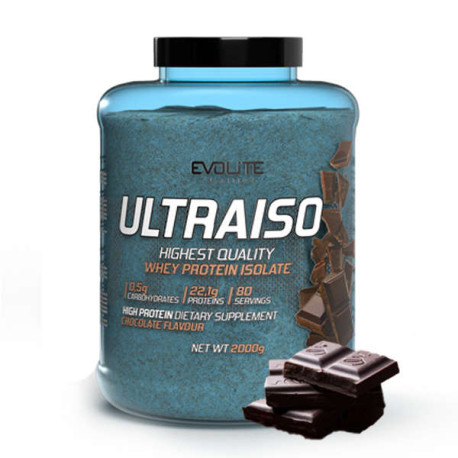 Evolite Nutrition UltraIso 2000g dvojitá čokoládová příchuť