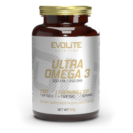 Evolite Nutrition Ultra Omega 3 500EPA / 250DHA 100 měkkých kapslí