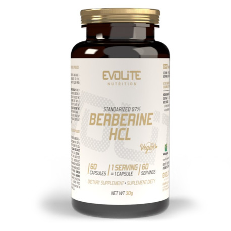 Evolite Nutrition Berberine HCL Standarizovaná 97% 60 VegeCaps
