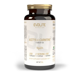 Evolite Nutrition Acetyl-L-Carnitine + zelený čaj 100 VegeCaps