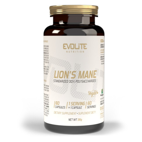 Evolite Lions Mane 30% 500mg 60 Vcaps