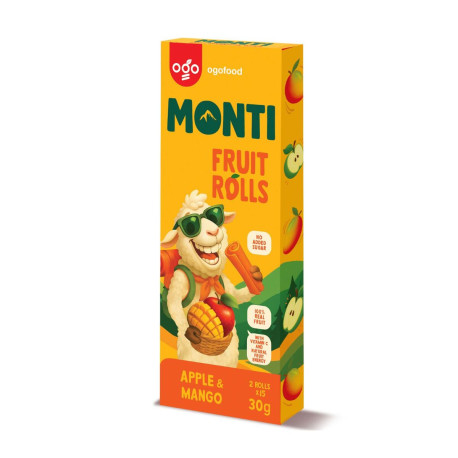 MONTI Ovocná trubička Jablko & Mango - 30g