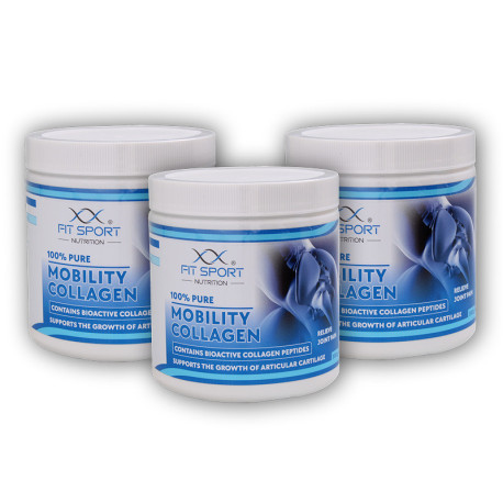 3x 100% Pure Mobility Collagen 300g Bioaktivní kolagenní peptidy SOLUGEL