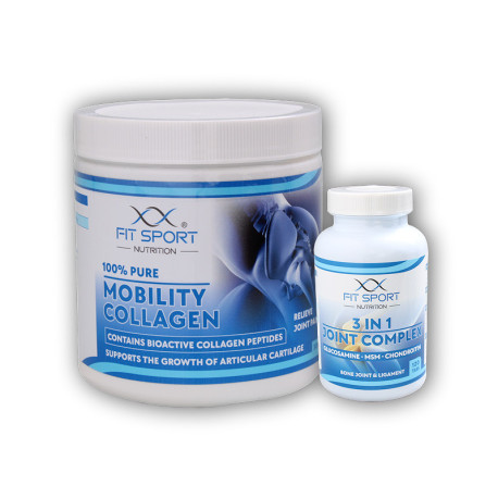 100% Pure Mobility Collagen 300g SOLUGEL + 3 in 1 Joint Complex 120 tablet