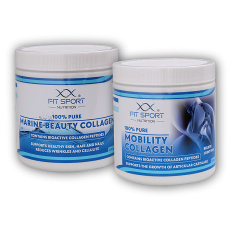 100% Pure Mobility Collagen 300g + 100% Pure Marine Beauty Collagen 250g