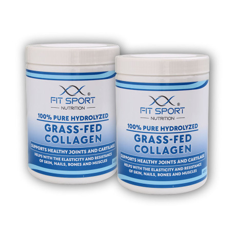 2x 100% Pure Hydrolyzed Grass-Fed Collagen 400g - Hydrolyzovaný Kolagen