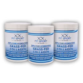 3x 100% Pure Hydrolyzed Grass-Fed Collagen 400g - Hydrolyzovaný Kolagen