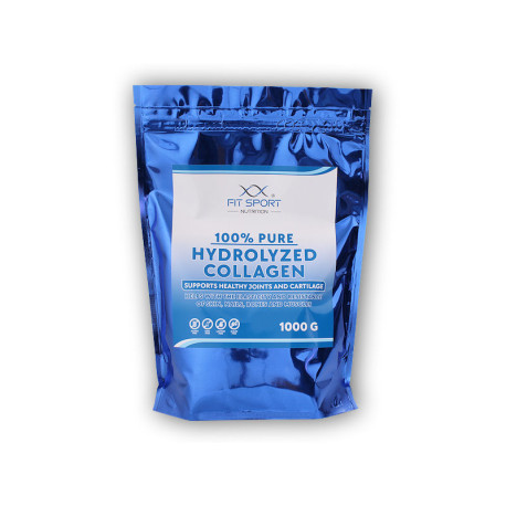 100% Pure Hydrolyzed Collagen 1000g - Hydrolyzovaný Kolagen
