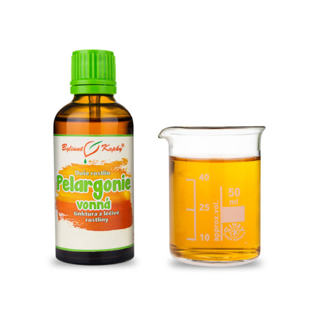Geranium - bylinné kapky (tinktura) rostlinná duše 50 ml