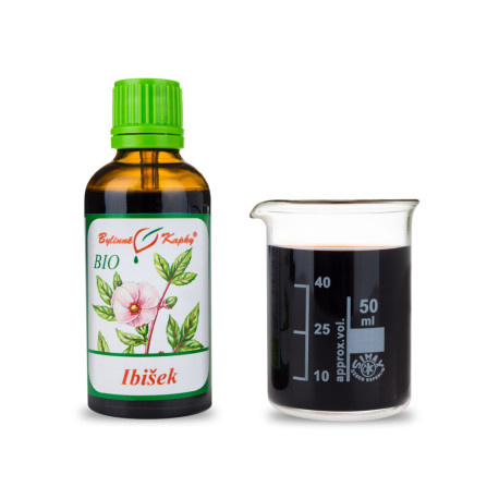 Hibiscus BIO kapky (tinktura) 50 ml