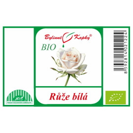 Bílá růže BIO - bylinné kapky (tinktura) 50 ml