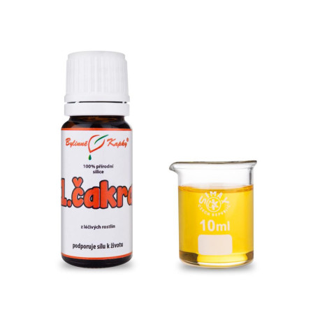 1. čakra - 100% přírodní éterické oleje - směs esenciálních olejů 10 ml