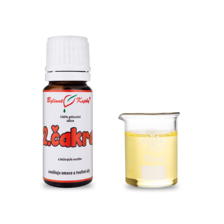 2. čakra - 100% přírodní éterické oleje - směs esenciálních olejů 10 ml