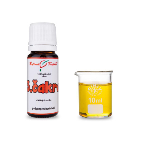 3. čakra - 100% přírodní éterické oleje - směs éterických olejů 10 ml