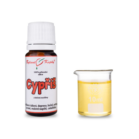 Cypress 100% přírodní esenciální oleje - esenciální olej 10 ml