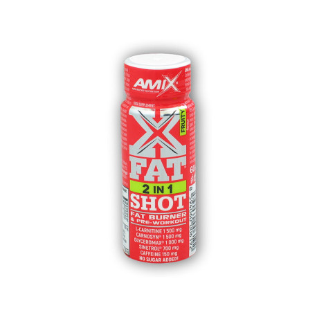 X-Fat 2 in 1 Shot ampule 60ml akce - fruity