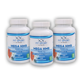 3x Mega HMB 3000mg 120 vege caps