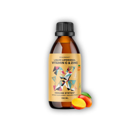 KIDS Liquid Liposomal Vitamin C &amp; Zinc 150ml - mango
