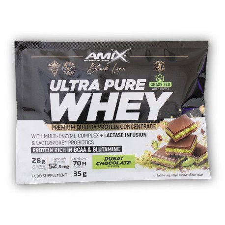 Black Line Ultra Pure Whey 35g - dubai chocolate