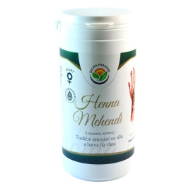 Henna Mehendi tradiční tetování na tělo a barva na vlasy 150 g