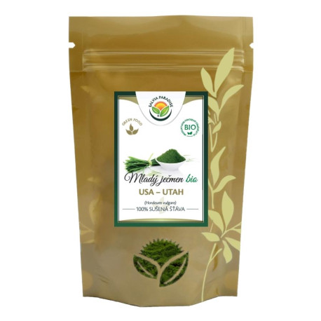 Mladý zelený ječmen - 100% sušená šťáva BIO 100g