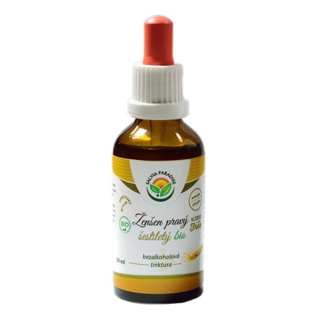 Ženšen pravý 6letý AF tinktura BIO 50 ml