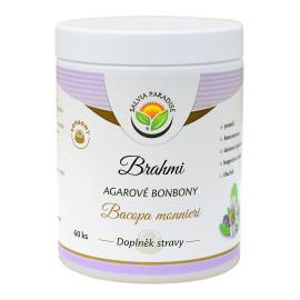 Brahmi - Bacopa monnieri agarové bonbony 60 ks