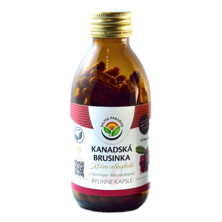 Kanadská brusinka sušená mrazem - lyofilizovaná kapsle 120 ks