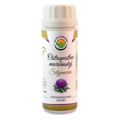 Ostropestřec - silymarin standardizovaný extrakt kapsle 100 ks