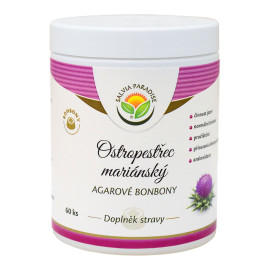 Ostropestřec mariánský agarové bonbony 60 ks