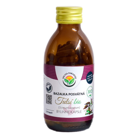 Tulsí - bazalka posvátná kapsle BIO 120 ks