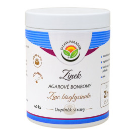 Zinek – Zinc bisglycinate agarové bonbony 60 ks