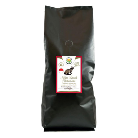 Káva - Kopi Luwak - cibetková káva 1000 g