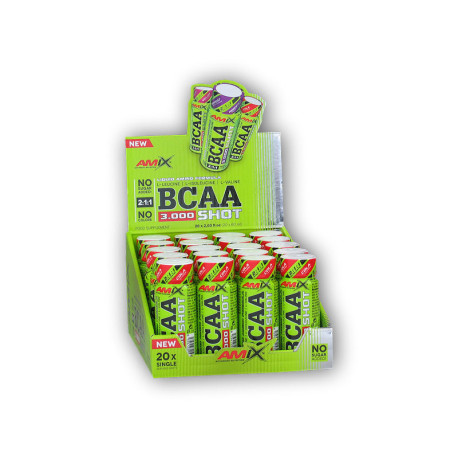 MIX BCAA 3000 2:1:1 Shot 20x60ml - lesn plody
