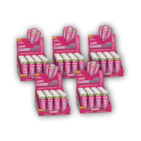 4x CarniShot 3000 20x60ml + 1x ZDARMA - lemon