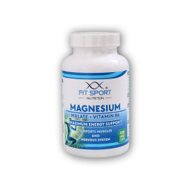 Magnesium Malate + Vitamin B6 120 vege caps - Energy Magnesium - Hořčík Malát