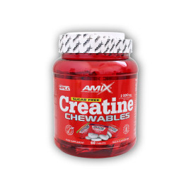 Creatine monohydrate 2500mg Chewables Tabs Zero Sugar 60 tablet Multi-flavour