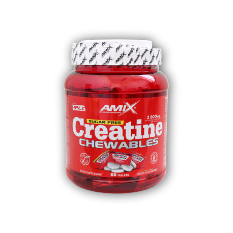 Creatine monohydrate 2500mg Chewables Tabs Zero Sugar 60 tablet Multi-flavour