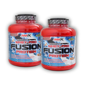 2x WheyPro Fusion Protein 2300g - white chocolate
