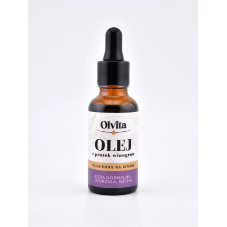 Olvita Cosmetic Grape Seed Oil - 30 ml